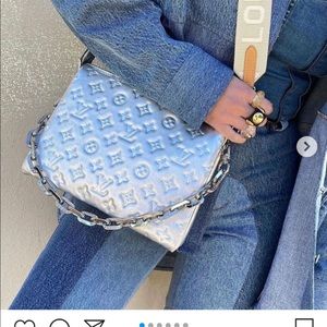 🦄 Silver Louis Vuitton Coussin PM